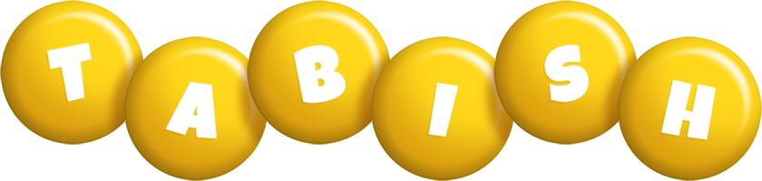 Tabish candy-yellow logo