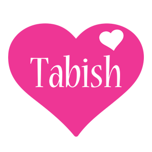 Tabish love-heart logo