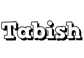 Tabish snowing logo