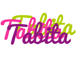 Tabita flowers logo