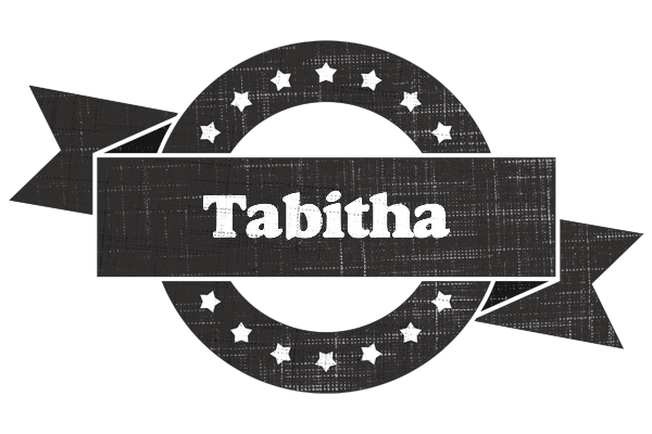 Tabitha grunge logo