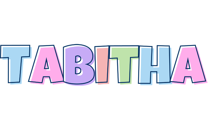 Tabitha pastel logo
