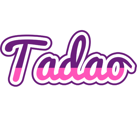 Tadao cheerful logo