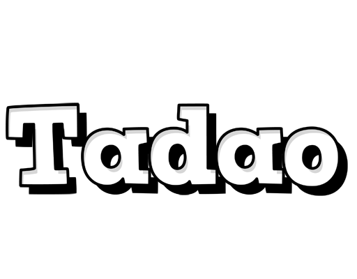 Tadao snowing logo