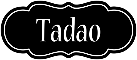 Tadao welcome logo