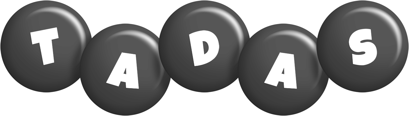 Tadas candy-black logo