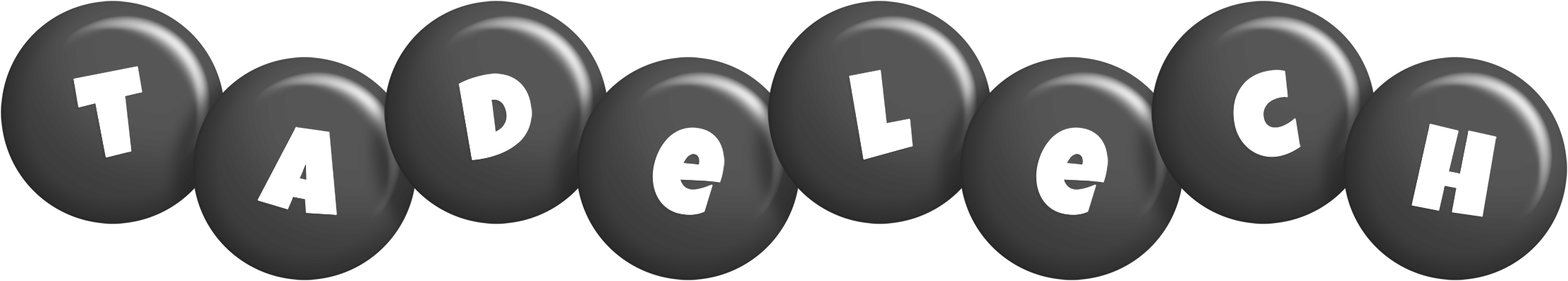 Tadelech candy-black logo