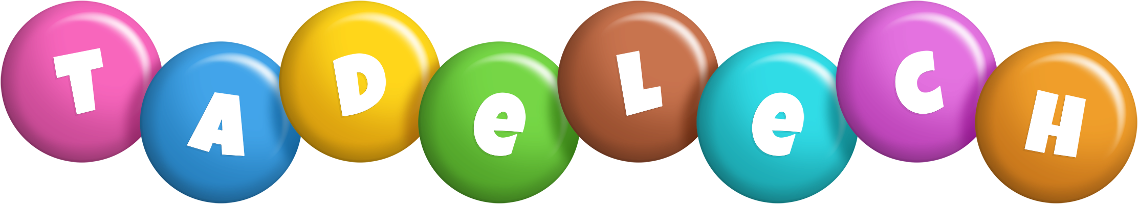 Tadelech candy logo
