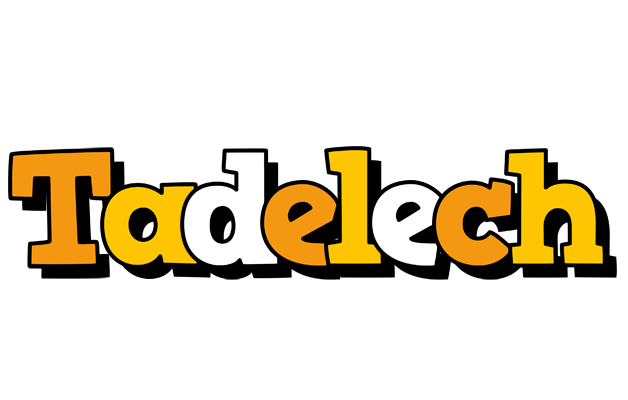 Tadelech cartoon logo