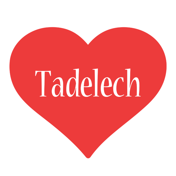 Tadelech love logo