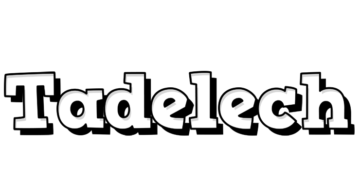 Tadelech snowing logo