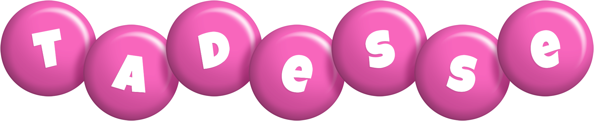 Tadesse candy-pink logo