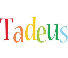 Tadeus birthday logo