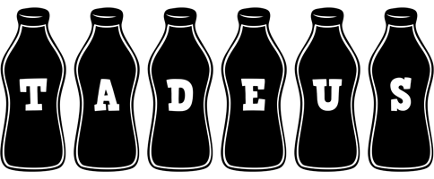 Tadeus bottle logo