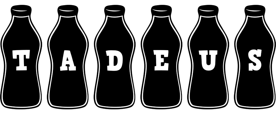 Tadeus bottle logo