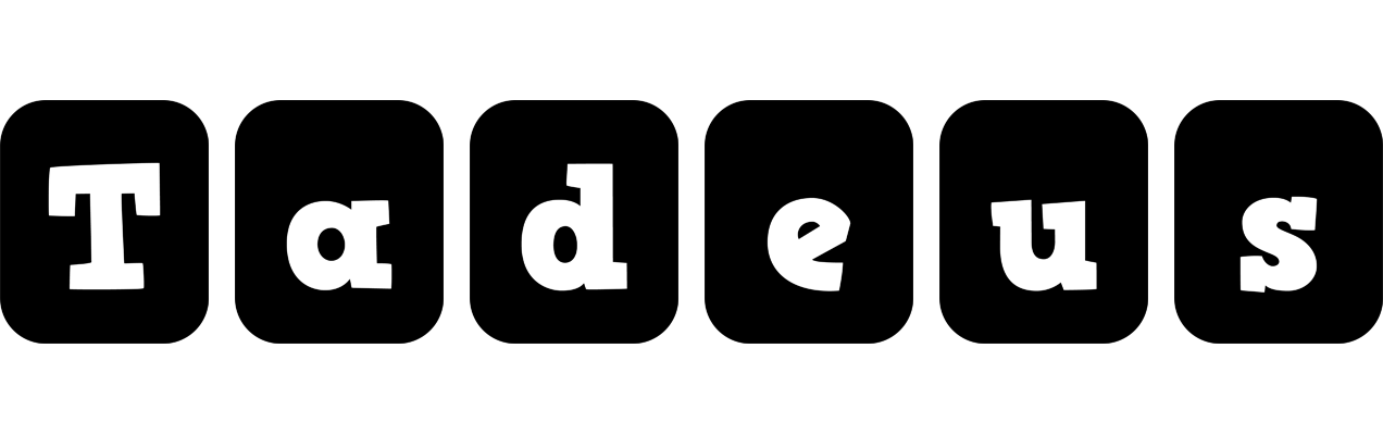 Tadeus box logo