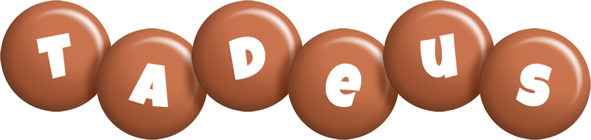 Tadeus candy-brown logo