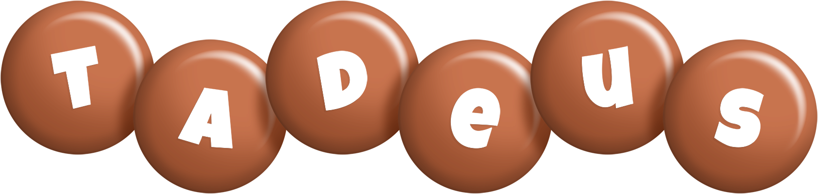 Tadeus candy-brown logo