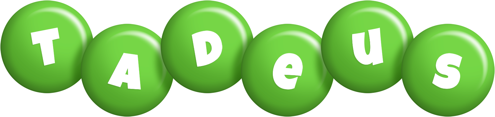 Tadeus candy-green logo