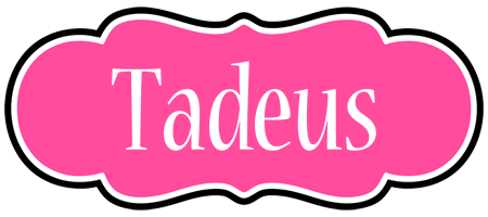 Tadeus invitation logo