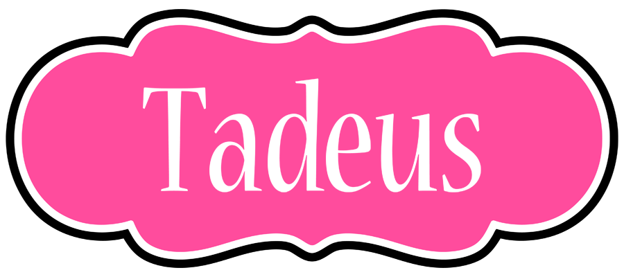 Tadeus invitation logo