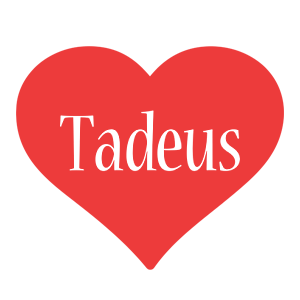 Tadeus love logo