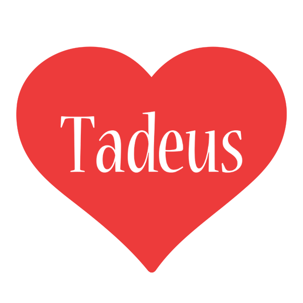 Tadeus love logo
