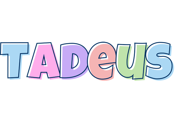 Tadeus pastel logo