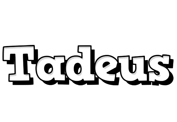 Tadeus snowing logo