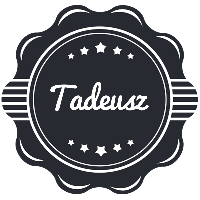 Tadeusz badge logo