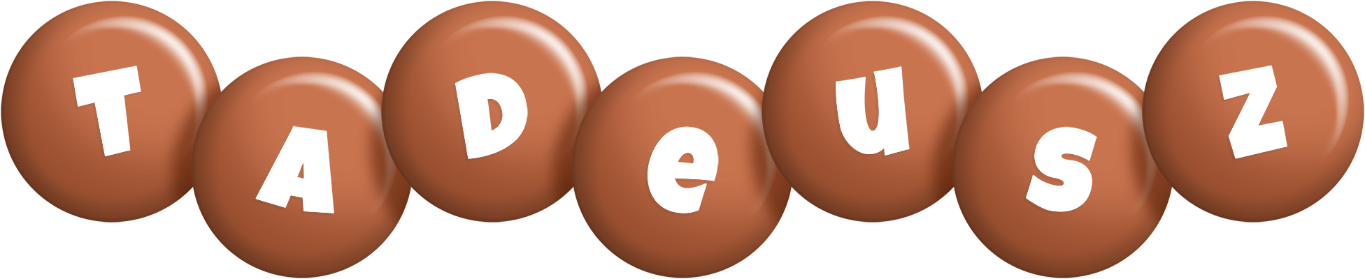 Tadeusz candy-brown logo
