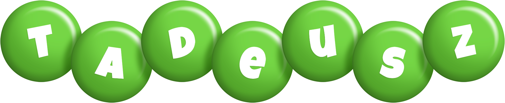 Tadeusz candy-green logo