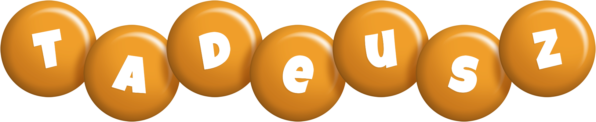 Tadeusz candy-orange logo
