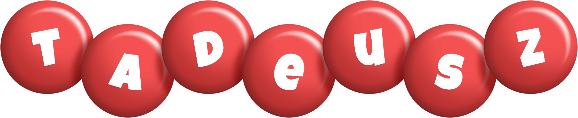 Tadeusz candy-red logo