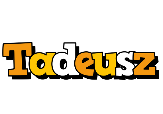 Tadeusz cartoon logo