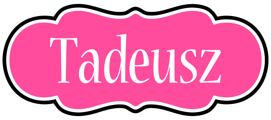 Tadeusz invitation logo