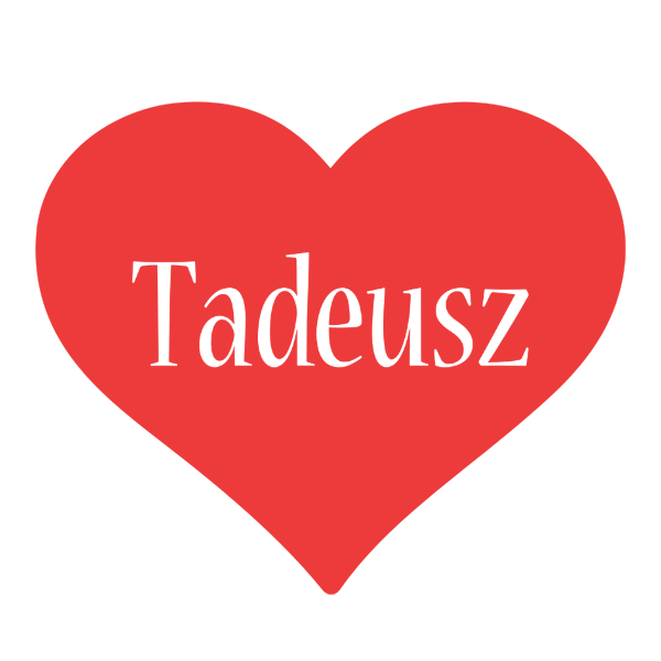 Tadeusz love logo
