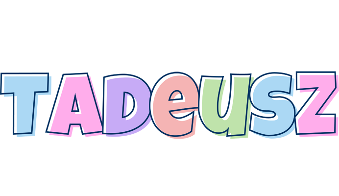 Tadeusz pastel logo