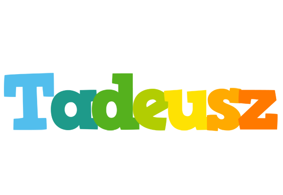 Tadeusz rainbows logo