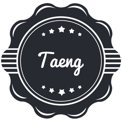 Taeng badge logo
