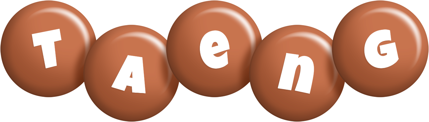 Taeng candy-brown logo