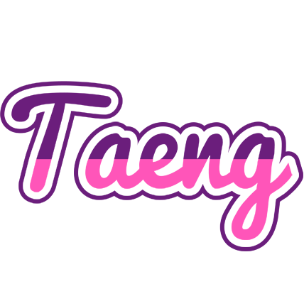 Taeng cheerful logo