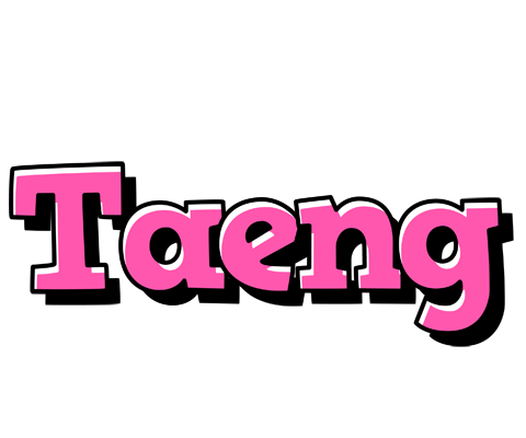 Taeng girlish logo