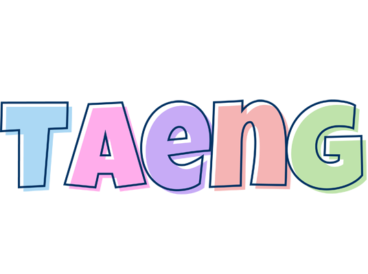 Taeng pastel logo