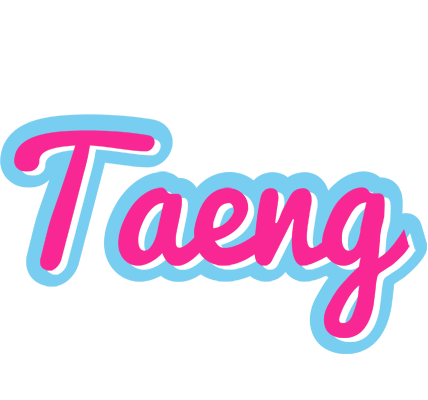 Taeng popstar logo