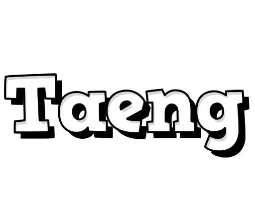 Taeng snowing logo