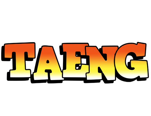 Taeng sunset logo