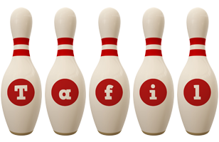 Tafil bowling-pin logo