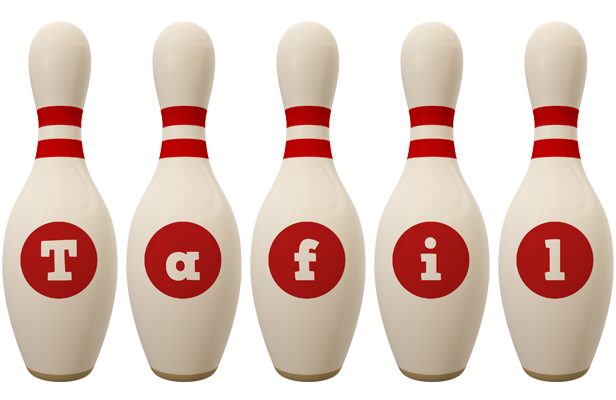 Tafil bowling-pin logo