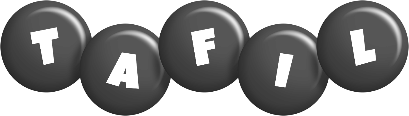 Tafil candy-black logo
